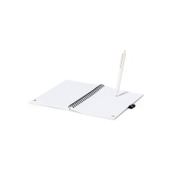 Cahier Éco-responsable et Stylo Personnalisé - Pas Cher Emily Matières : polypropylène (PP) Couleurs : naturel livraison express