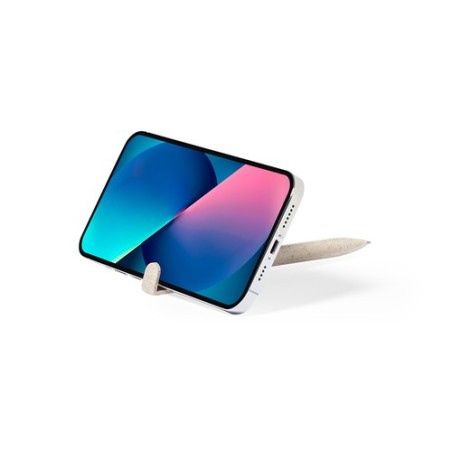 Stylo Support Éco-responsable Cadeau d'Entreprise Polus Matières : ABS Couleurs : naturel objet promo petit budget