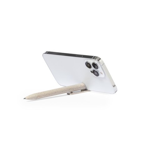 Stylo Support Éco-responsable Cadeau d'Entreprise Polus Matières : ABS Couleurs : naturel cadeau entreprise pas cher