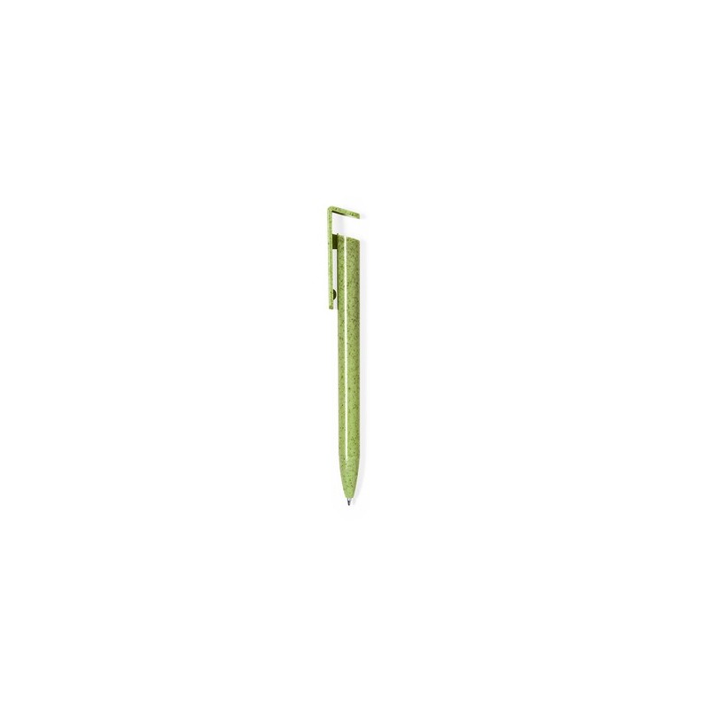 Stylo Support Éco-responsable Cadeau d'Entreprise Polus Matières : ABS Couleurs : noir marquage laser ultra précis