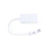 Hub USB Personnalisé High Tech - Hevan Couleurs : blanc marquage laser ultra précis