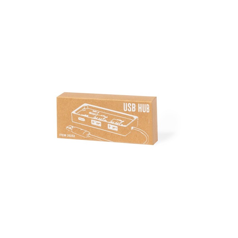 Hub USB Personnalisé High Tech - Hevan Couleurs : blanc livraison express 24h 48h
