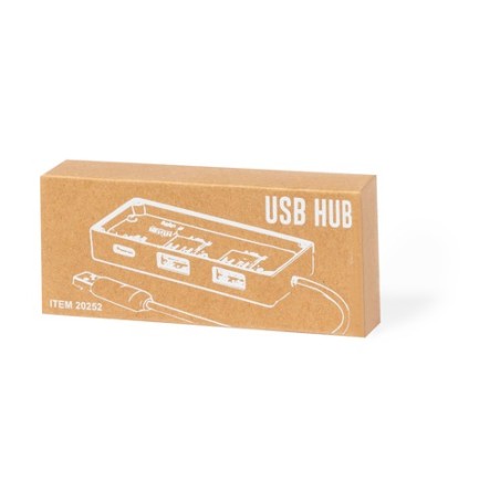 Hub USB Personnalisé High Tech - Hevan Couleurs : blanc livraison express 24h 48h