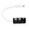 Hub USB Personnalisé High Tech - Hevan Couleurs : blanc cadeau collaborateur premium