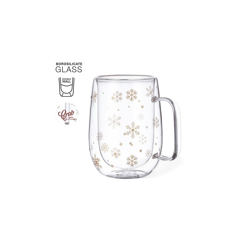 Mug Isotherme Personnalisable Doglex Matières : borosilicate