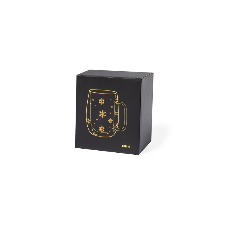 Mug Isotherme Personnalisable Doglex Matières : borosilicate marquage laser ultra précis