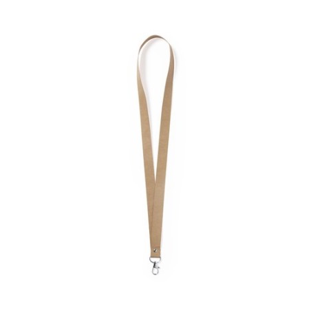 Lanyard Publicitaire Nerthus - Éco-responsable et Personnalisé Matières : carton recyclé personnalisable avec votre logo