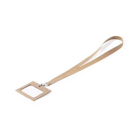 Lanyard Publicitaire Nerthus - Éco-responsable et Personnalisé Matières : carton recyclé cadeau entreprise pas cher