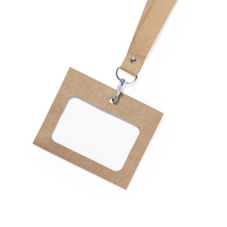 Lanyard Publicitaire Nerthus - Éco-responsable et Personnalisé Matières : carton recyclé goodies publicitaire événementiel