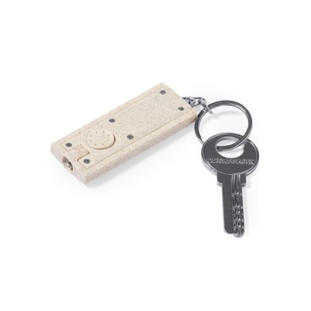 Porte-Clés Éco-responsable Personnalisé Lampe Tasex pas cher Matières : ABS Couleurs : naturel goodies publicitaire événementiel