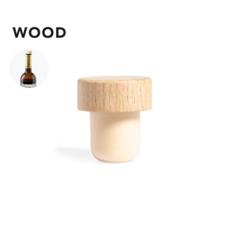 Bouchon Éco-responsable Personnalisé pour Vin - Filden Matières : bois