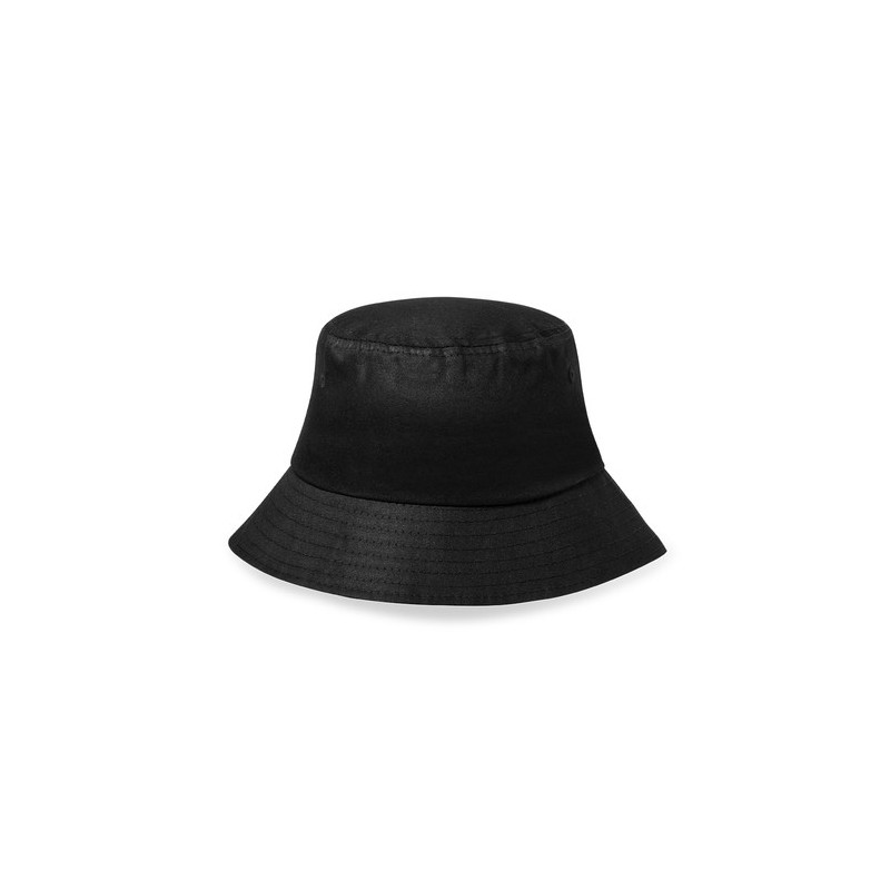 Bonnet Personnalisé en Coton Recyclé Madelyn Matières : coton recyclé Couleurs : noir impression haute définition