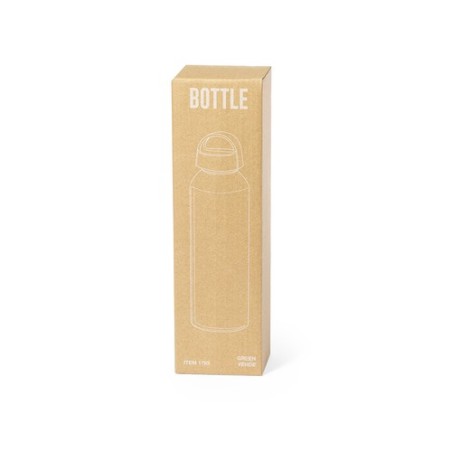 Gourde Personnalisable 800 ml - Bidon Carthy Matières : aluminium Couleurs : noir marquage laser ultra précis