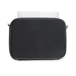 Housse Élégante et Pratique Personnalisée pour Ordinateur Portable Jobik Matières : softshell Couleurs : noir