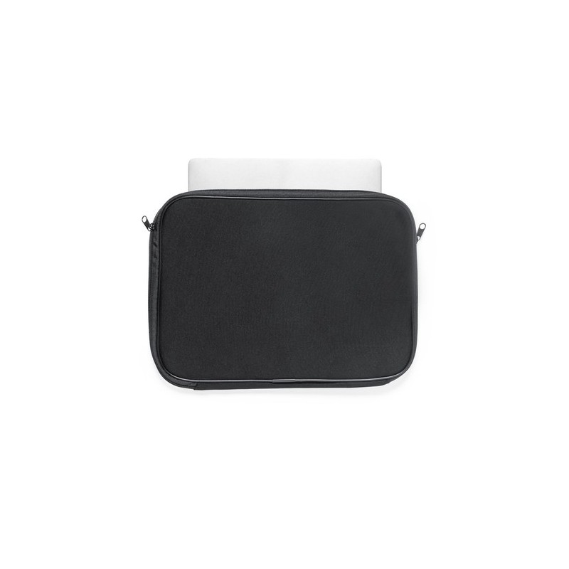 Housse Élégante et Pratique Personnalisée pour Ordinateur Portable Jobik Matières : softshell Couleurs : noir