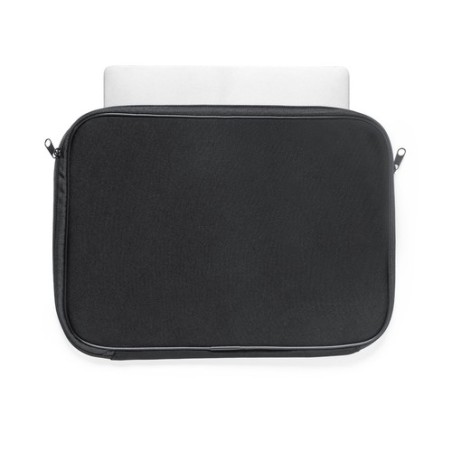 Housse Élégante et Pratique Personnalisée pour Ordinateur Portable Jobik Matières : softshell Couleurs : noir