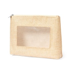 Trousse de Toilette Personnalisable Éco-responsable Flumit Matières : polyester Couleurs : naturel
