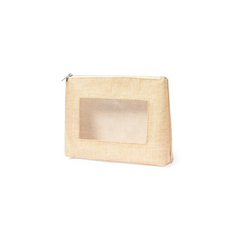 Trousse de Toilette Personnalisable Éco-responsable Flumit Matières : polyester Couleurs : naturel