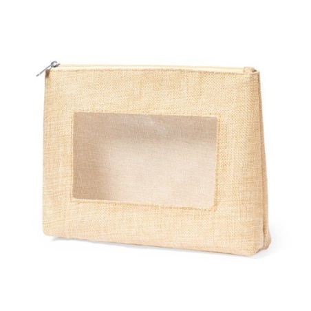 Trousse de Toilette Personnalisable Éco-responsable Flumit Matières : polyester Couleurs : naturel