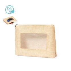 Trousse de Toilette Personnalisable Éco-responsable Flumit Matières : polyester Couleurs : naturel 2