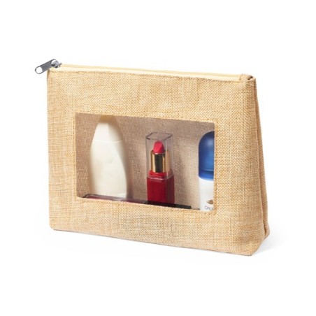 Trousse de Toilette Personnalisable Éco-responsable Flumit Matières : polyester Couleurs : naturel goodies publicitaire événemen