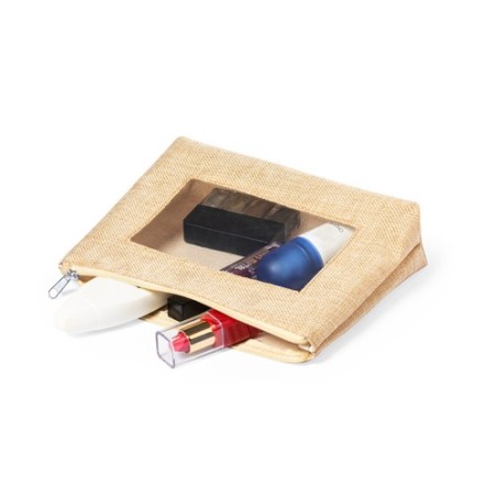 Trousse de Toilette Personnalisable Éco-responsable Flumit Matières : polyester Couleurs : naturel impression haute définition
