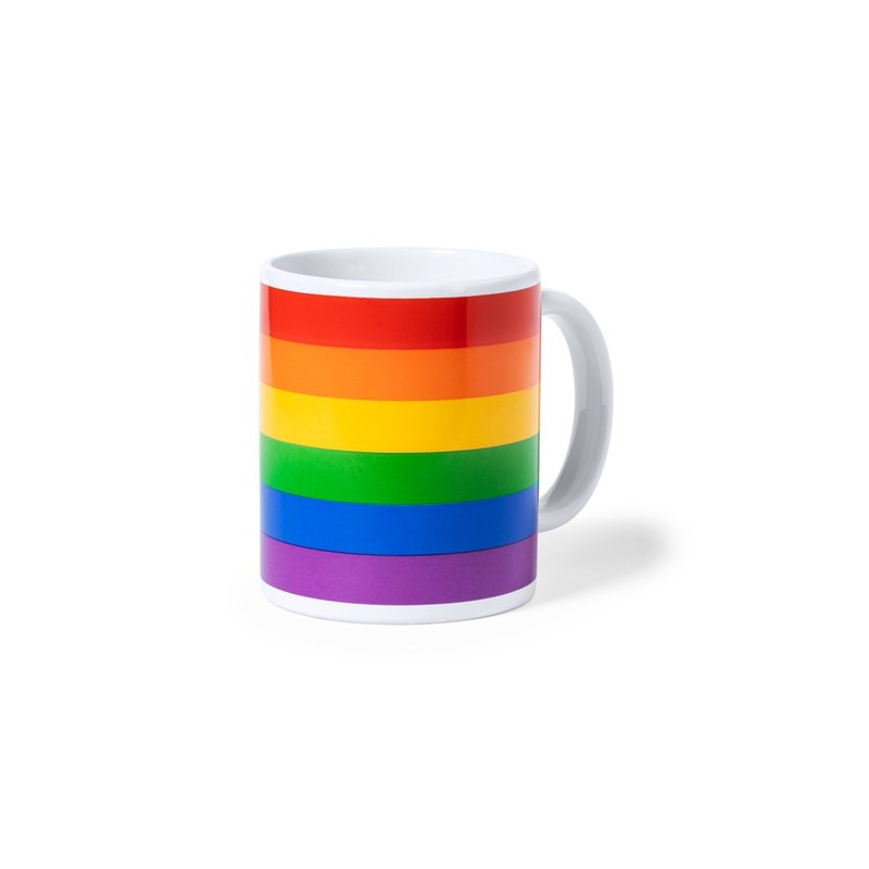 Tasse Personnalisée Publicitaire Éco-responsable Mug Mercurik Matières : céramique Couleurs : rainbow