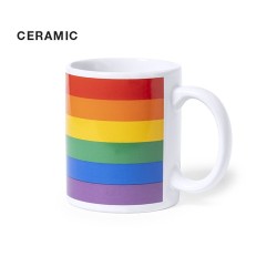 Tasse Personnalisée Publicitaire Éco-responsable Mug Mercurik Matières : céramique Couleurs : rainbow 2