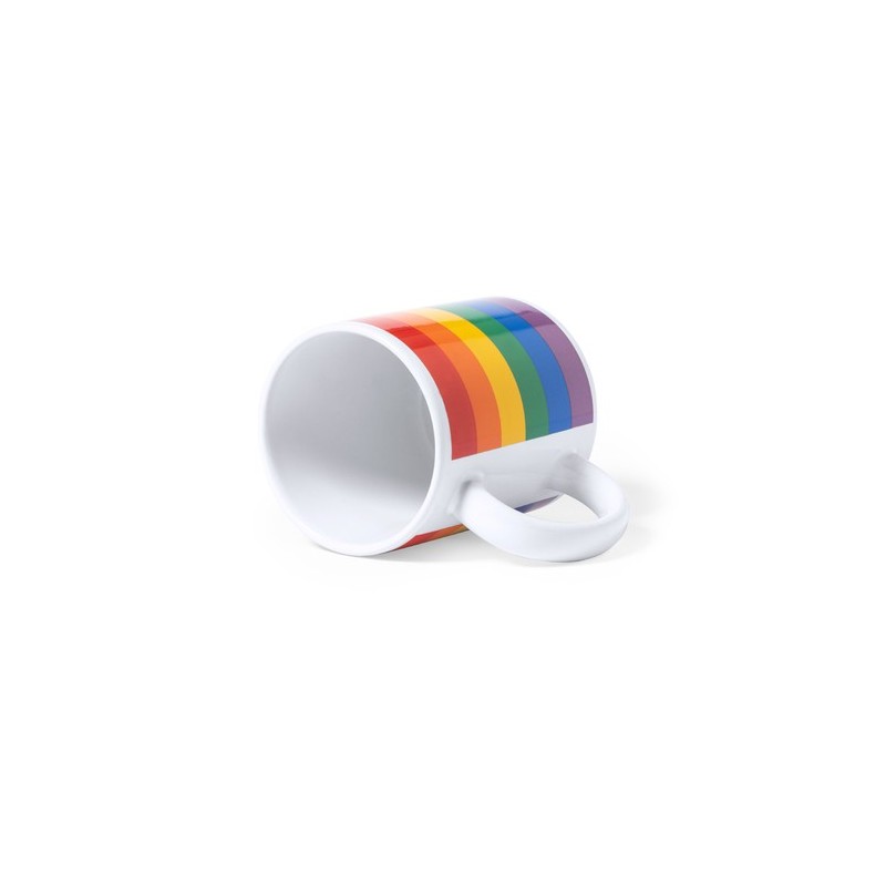 Tasse Personnalisée Publicitaire Éco-responsable Mug Mercurik Matières : céramique Couleurs : rainbow cadeau entreprise pas cher