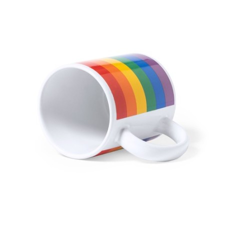 Tasse Personnalisée Publicitaire Éco-responsable Mug Mercurik Matières : céramique Couleurs : rainbow cadeau entreprise pas cher