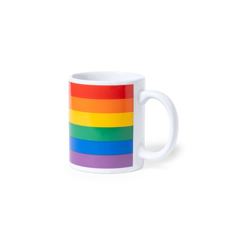 Tasse Personnalisée Publicitaire Éco-responsable Mug Mercurik Matières : céramique Couleurs : rainbow goodies publicitaire événe