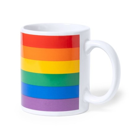 Tasse Personnalisée Publicitaire Éco-responsable Mug Mercurik Matières : céramique Couleurs : rainbow goodies publicitaire événe
