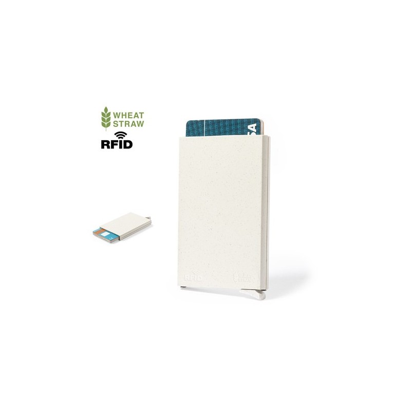 Porte-Cartes Éco-responsable et Sécurisé Personnalisé - Faxol Matières : ABS Couleurs : naturel personnalisable avec votre logo