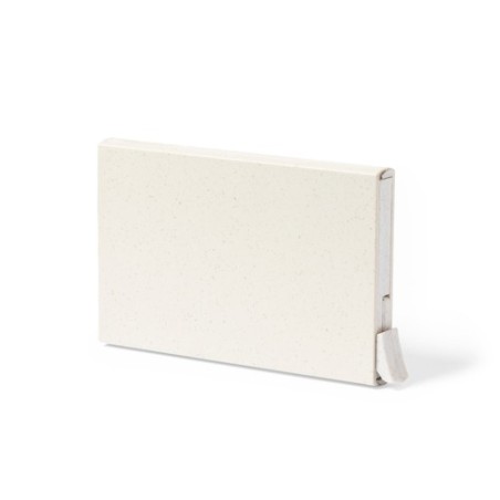 Porte-Cartes Éco-responsable et Sécurisé Personnalisé - Faxol Matières : ABS Couleurs : naturel cadeau entreprise pas cher
