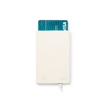 Porte-Cartes Éco-responsable et Sécurisé Personnalisé - Faxol Matières : ABS Couleurs : naturel goodies publicitaire événementie