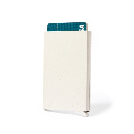 Porte-Cartes Éco-responsable et Sécurisé Personnalisé - Faxol Matières : ABS Couleurs : naturel impression haute définition