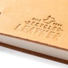 Set Éco-responsable Personnalisé de Cahier et Stylo Nauthax Matières : cuir recyclé Couleurs : marron livraison express 24h 48h