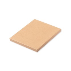 Set Éco-responsable Personnalisé de Cahier et Stylo Nauthax Matières : cuir recyclé Couleurs : marron cadeau collaborateur premi