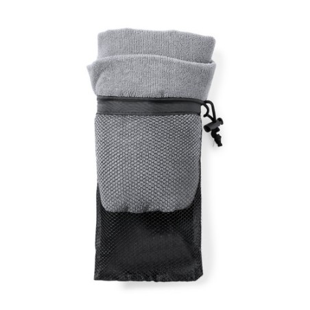 Serviette Personnalisée Éco-responsable pour Animaux de Compagnie Yelyn Matières : polyester Couleurs : gris goodies publicitair