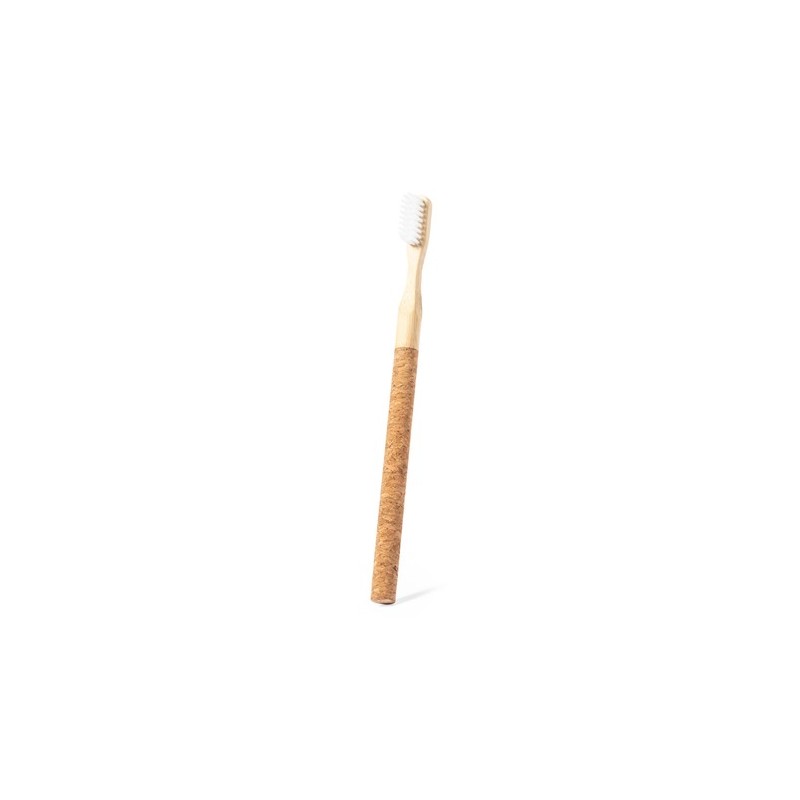 Brosse à Dents Éco-responsable Personnalisée - Piglet Matières : bambou Couleurs : naturel cadeau entreprise pas cher