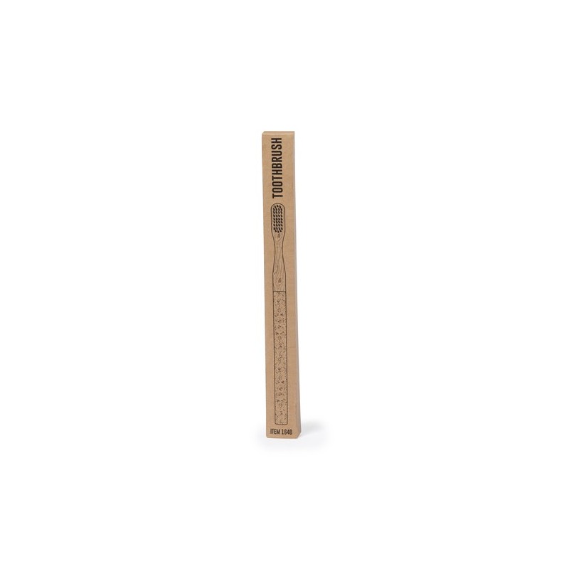 Brosse à Dents Éco-responsable Personnalisée - Piglet Matières : bambou Couleurs : naturel livraison express 24h 48h