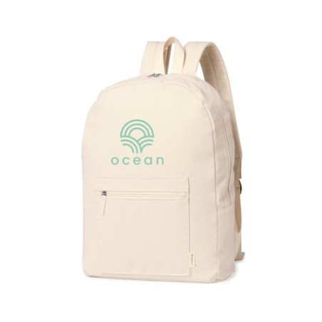 Sac à Dos Éco-responsable Personnalisable Saunders Matières : coton organique Couleurs : naturel goodies publicitaire événementi