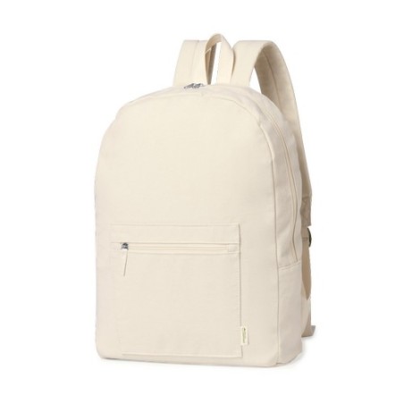 Sac à Dos Éco-responsable Personnalisable Saunders Matières : coton organique Couleurs : naturel marquage laser ultra précis