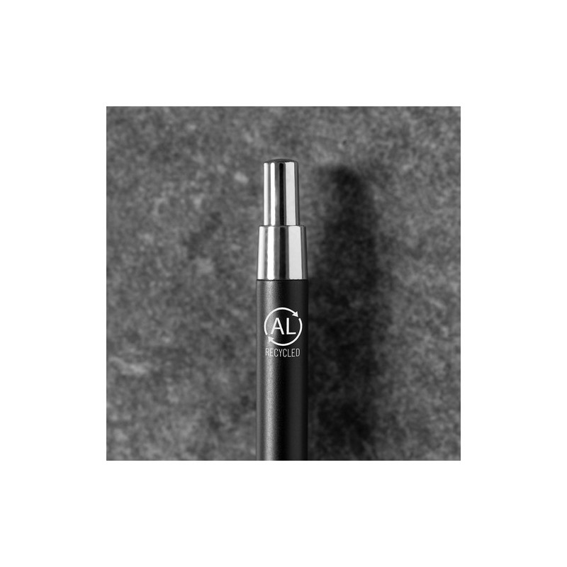 Stylo Éco-responsable Personnalisable Paterson Matières : aluminium recyclé  Couleurs : bleu impression haute définition