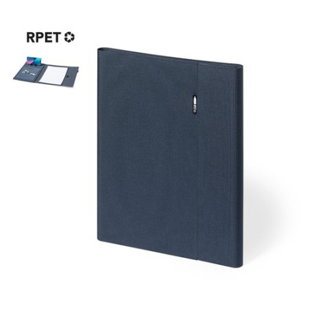 Porte-Documents Éco-responsable Personnalisé de la marque Neseby Couleurs : noir Matières : polyester recyclé marquage laser ult