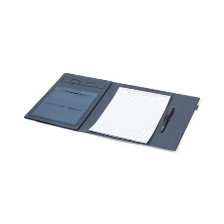 Porte-Documents Éco-responsable Personnalisé de la marque Neseby Couleurs : gris Matières : polyester recyclé cadeau entreprise 