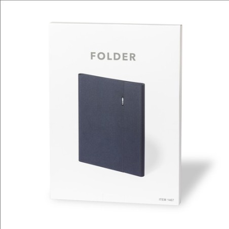 Porte-Documents Éco-responsable Personnalisé de la marque Neseby Couleurs : gris Matières : polyester recyclé objet promotionnel