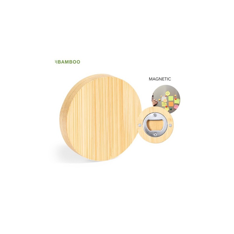 Ouvre Bouteille Betriok en Bambou Magnétique