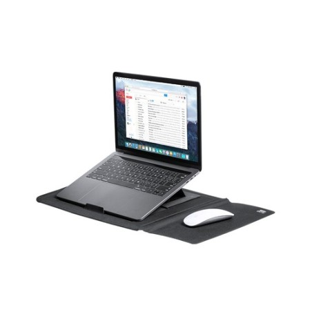 Housse Multifonction Personnalisée Durable et Pratique pour Ordinateur Broomer Couleurs : noir Matières : polyester recyclé cade
