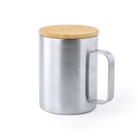 Tasse Thermique Éco-Design Personnalisée - Ricaly Matières : bambou personnalisable avec votre logo